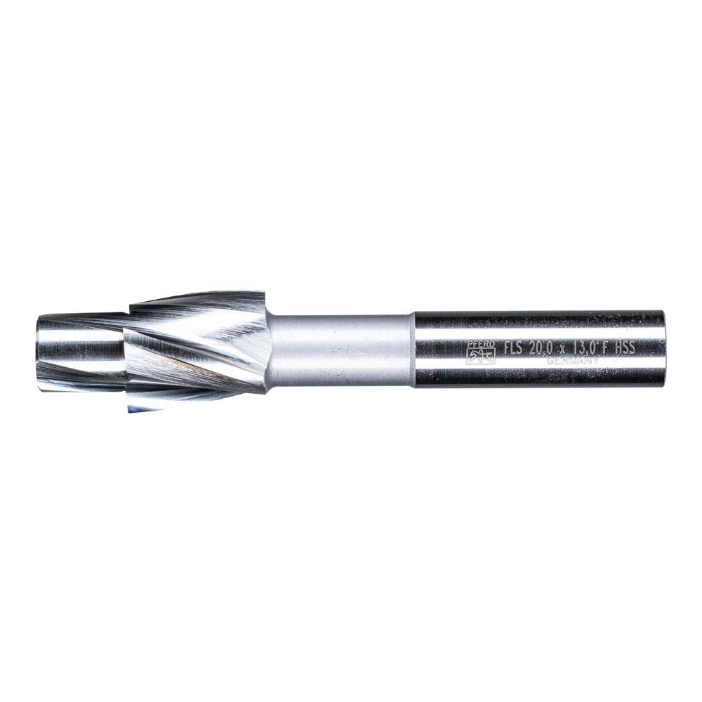 PFERD HSS Flat Countersink with Guide pins, Diameter 20.0 mm, Shaft Diameter 12.5 mm, DIN 373, fine, 25203106 – for Through Holes. — image 1