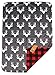 Dear Baby Gear - Reversible Baby Blankets - Soft Nursery Blanket for Newborn - Toddler Blankey - Throw Blanket for Boys & Girls - Infant Blankets - 40x30 (Deer Antlers Red & Black Buffalo Plaid)