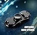 Fidget Spinner Toy ADHD EDC Focus Ultra Durable High Speed Fingertip Gyro (Black)