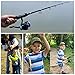 YONGZHI Kids Fishing Pole with Spinning Reels,Telescopic Fishing Rod,Shoulder Pocket,Manual,Full Kits Tackle Box for Travel Freshwater Bass Trout Fishing