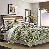 Tommy Bahama - King Comforter Set, Cotton Sateen Bedding with Matching Shams & Bedskirt, Medium Weight Home Decor for… 51edHLSZfWL