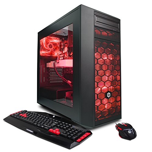 CYBERPOWERPC-Gamer-Xtreme-GXi10060A-Desktop-Gaming-PC-Intel-i5-7400-30GHz-NVIDIA-GT-730-2GB-8GB-DDR4-RAM-1TB-7200RPM-HDD-Win-10-Home-Black