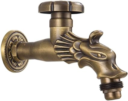 Tubayia Vintage Wandmontage Wasserhahn Badarmatur für Waschmaschine