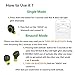True Wireless Earbuds, KINTTO Car Bluetooth Headphone, Mini Cordless Hands-free Bluetooth Headset Built In Mic, In-Ear Phone Headset with Charging Case for 12 Hours of Duration (green)