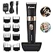 BESTBOMG Cordless Hair Clipper Kit for Men,Speed Adjustable Hair Trimmer with Ceramic Blade,Rechargeable Hair Cutting Machine with 8 Guide Combs Used for Family Hairdressing