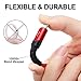 Micro USB Cable Android, JSAUX 3-Pack(1ft+3.3ft+6.6ft)Micro USB to USB A High Speed Sync Charger Nylon Braided Cord Compatible with Samsung galaxy S6 S7 Edge Note 5,Kindle,LG,Xbox,PS4,Camera and More(