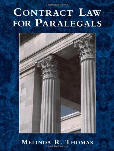 Contract Law for Paralegals: Thomas, Melinda: 9780314201805: Amazon.com ...