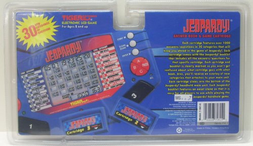 Jeopardy Answer/Question Book Cartridge #5 by Tiger Electronics
