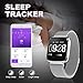 Fitness Tracker - Activity Tracker with Step Counter - Waterproof SmartWatch with Heart Rate Monitor - Fit Watch Sleep Monitor Step Counter for Android & iPhone