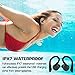 DLW True Wireless Earbuds Bluetooth 5.0 Headphones, Sports in-Ear TWS Stereo Mini Headset w/Mic HiFi Bass IPX7 Waterproof, One Step Instant Pairing Case Noise Cancelling Earphones (Black)