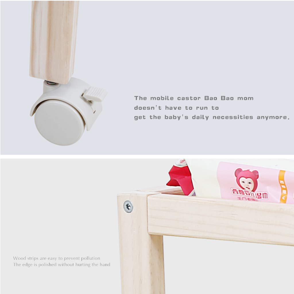 Table De Soins Pour Lit De Bebe En Bois Massif Changement De Poste De Table Table A Langer Mobile Table De Massage Tactile Avec Roues De Frein Table A Langer Pour Bebe