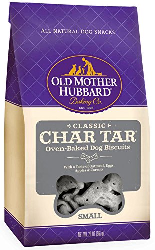 Old Mother Hubbard Classic Crunchy Natural Dog Treats, Char-Tar Small Biscuits, 20-Ounce Bag