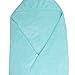 SINLAND Wearable Microfiber Hooded Bath Pet Towel Super Absorbent Large Pet Robe Quick Drying Towel for Dogs and Cats Soft Dog Bathrobe 40 Inch x 40 Inch Lightcyan