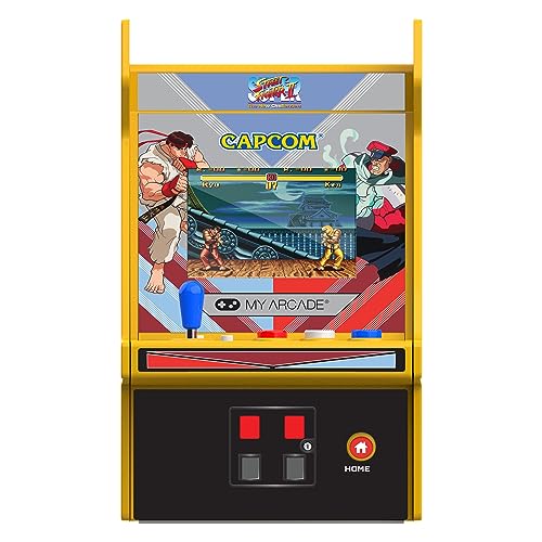 My Arcade Super Street Fighter II Micro Player Pro: Retro Arcades 2 Games in 1, Portable Game, 6.75