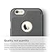 elago iPhone 6S Plus Case, [Leather Hole Flip] - [Card Slot][Screen Protection][Premium Hybrid Construction] - for iPhone 6/6S Plus (Dark Grey)