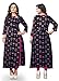 Delisa Women Dress Printed Kurti for Women Formal & Party Wear 183-8 (Blue 188, 36)