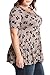 Womens Fashion Colors Paneled Three Quarter Knit Tee Top USA (Plus Size) BKBOWT 3XL