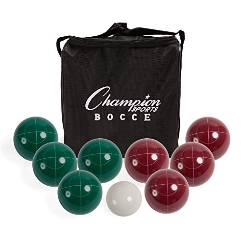 Champion Sports Bocce Ball Set Tournament Series Classic Family, Party