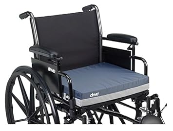 Drive Medical 3 Pressure Relief Gel Transit Self Wheelchair Cushion Seat Raiser