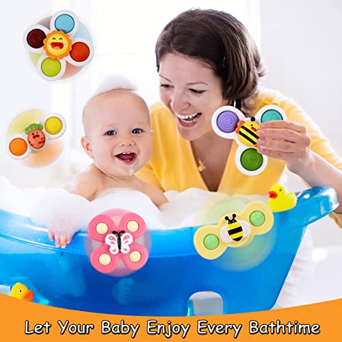 Suction Cup Spinner Toys For BabyFidget Toys For 1 2 3 4 Year Old Boys