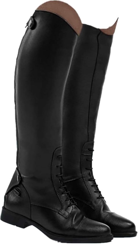 equestrian tall boots for wide calves