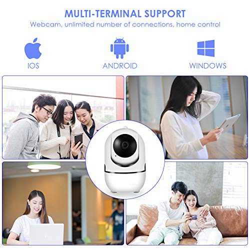 4 Monitor+Camera+Security+Auto+Tracking+Detection