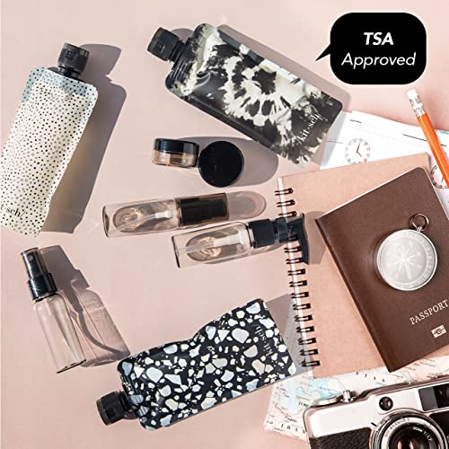 Kitsch Travel Bottle Set 11pc Refillable Travel Size Containers