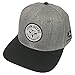 John Deere Brand Grey High Profile w/Suiting Fabric Snapback Hat - 13080465BK, Grey