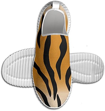 Tiger Stripes Pattern Breathable Fashion Sneakers Running Shoes Slip-On Loafers Classic Shoes