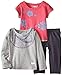 Lee Baby Girls' Knit Denim Legging 3 Piece Set