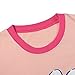 Girls' Short Sets Cat Pajamas 100% Cotton Sleepwear 2 Piece for Toddler Pink 2-7T (4T (3-4 Years), Bunny and carrot)