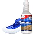 Clean-eez Ultimate Floor Restorer & Polish - Revitalize, Protect, Shine Wood, Laminate, Vinyl, Bamboo, Slate, Terracotta & More (1 Bottle W/Microfiber)