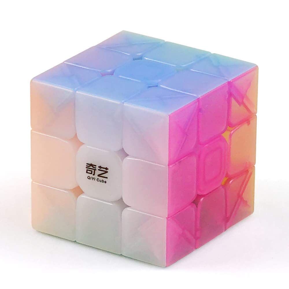 Oostifun Warrior W 3x3 Cube Stickerless Cube 3x3x3 yongshi W Jelly Color Design Smooth Puzzle