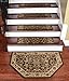 Dean Premium Carpet Stair Treads - Classic Keshan Chocolate Brown 31