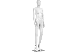 Adjustable Female Mannequin Full Body - 68.9" Detachable Female Dress Form Full Body Mannequin Poseable Life Size Mannequin T