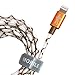 Mobile Undead [Apple MFi Certified] Lightning to USB-A Braided Cable, 5 Feet for iPhone 14/13/12/11 Pro Max Plus Mini XS XS Max XR X 8 8 Plus 7 7 Plus iPad Pro Air Mini iPod (Mummy)