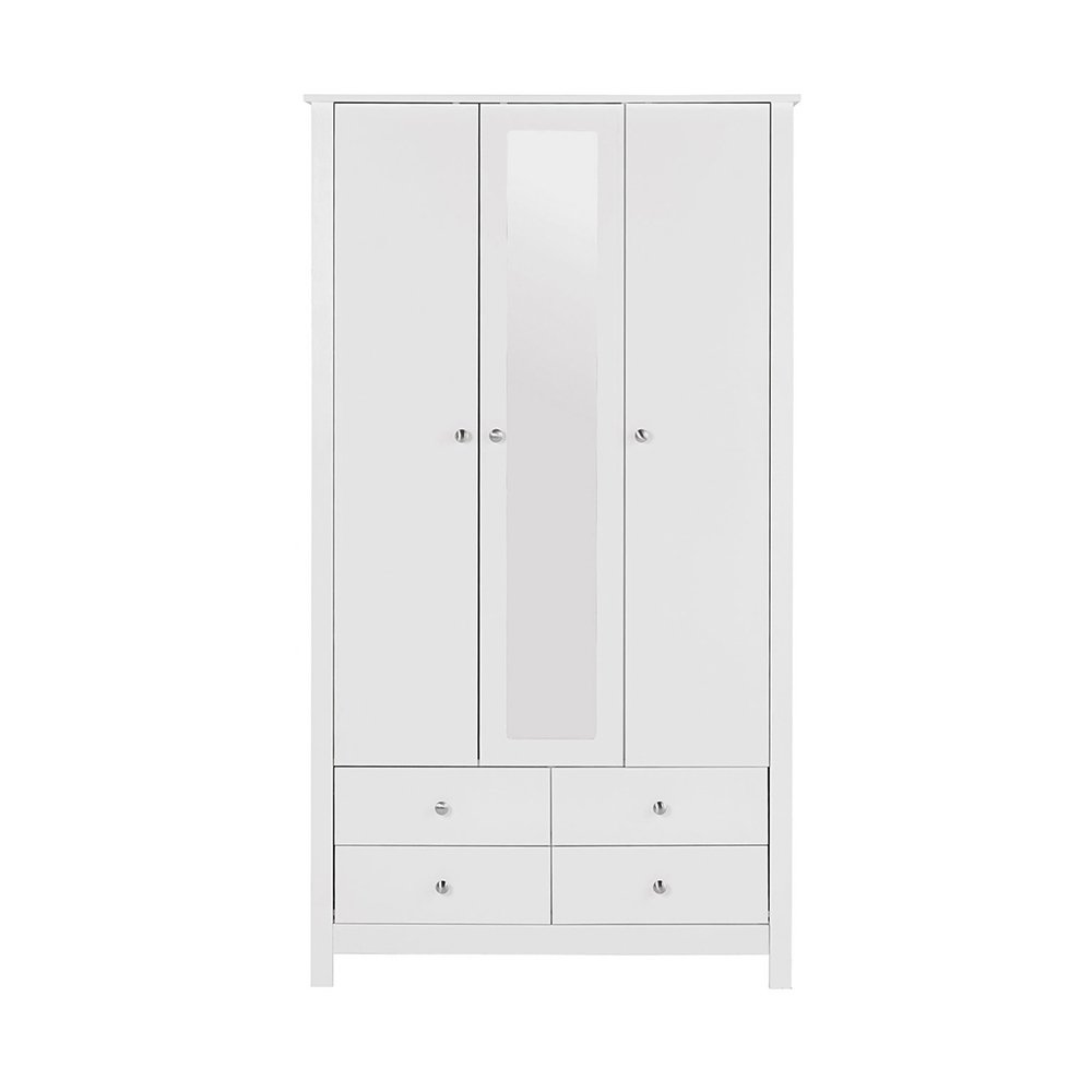 Mirror 1804mm 2387mm Bedroom Wardrobes Sliding Wardrobe Half