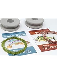 Dry Fly & Ninfa Pesca con Mosca líder Combo Pack   featherweight & Big Hog furled líderes