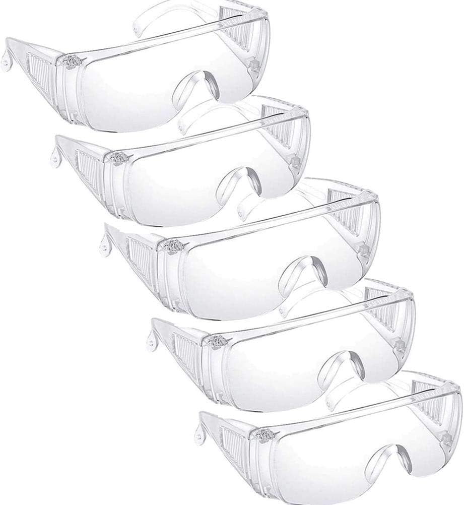 Safety Goggles Protective Goggles, Crystal Clear Eye Protection,Dust-Proof Breathable Laboratory Dustproof Glassess,Splash Goggles,Medical Surgical Goggle for Unisex Use