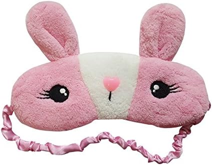 Ayygiftideas Christmas Cute Pink Rabbit Health Care Sleep Patch Eye Mask Blinder