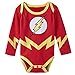A&J Design Baby Boys' The Flash Long Sleeve Bodysuit 6-9 Months