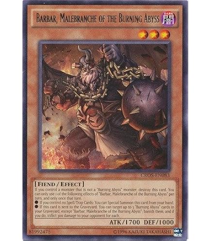 yugioh deck burning abyss Amazon.com: YU-GI-OH! - Rubic, Malebranche of The Burning Abyss  (NECH-EN082) - The New Challengers - 1st Edition