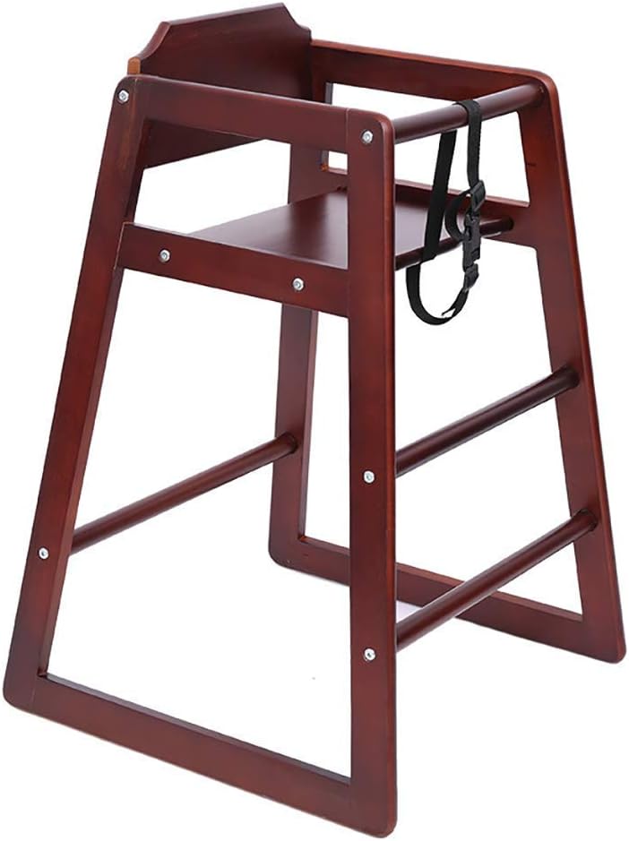 JGWJJ Baby High Chair Wooden Stool Infant Feeding Children Toddler Restaurant Natural (color : Style B)