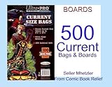500 Current Ultra Pro Bags and Boards for Comic Books