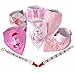 Baby Bandana Bibs + 2 Pacifier Clip Bonus, Perfect as a Baby Shower Gifts for Girls, Soft Cotton, Premium Baby Drool Bibs for your Girl by Happy Babyz