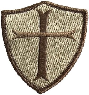 HLK Culpeper Tactical Morale Hook Patches Crusader 3" Shield (Atacs)