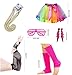 iLoveCos Womens 80s Costume Accessories Fancy Outfit (1)