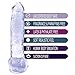 Whtao 30 cm Lifelike Dîldɔ Massager for Women Discreet Package (Color : Clear)thumb 3
