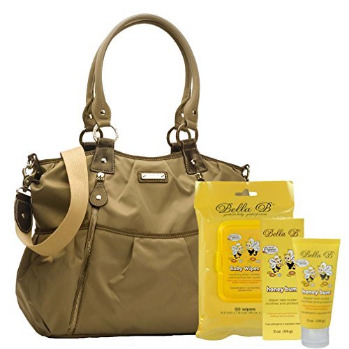 Bundle 3 Items Storksak Olivia Diaper Bag Nylon Moss Amp 