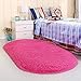 Noahas Ultra Soft Fluffy Bedroom Rugs Kids Room Carpet Modern Shaggy Area Rugs Home Decor 2.6' X 5.3', Hot Pink